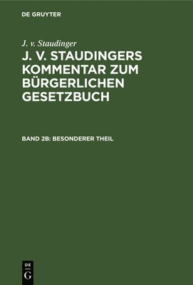Besonderer Theil, Inbunden