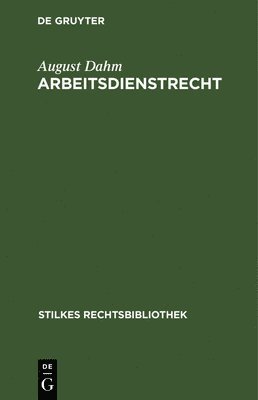bokomslag Arbeitsdienstrecht