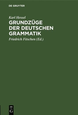 bokomslag Grundzüge Der Deutschen Grammatik