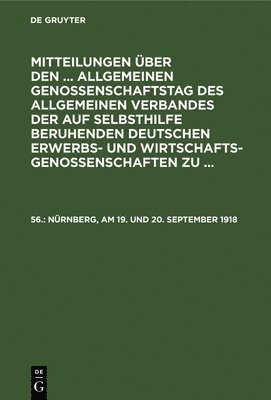 Nrnberg, Am 19. Und 20. September 1918 1