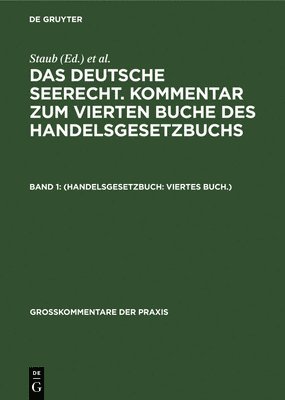 Max Mittelstein, Julius Sebba - (Handelsgesetzbuch: Viertes Buch.), Inbunden
