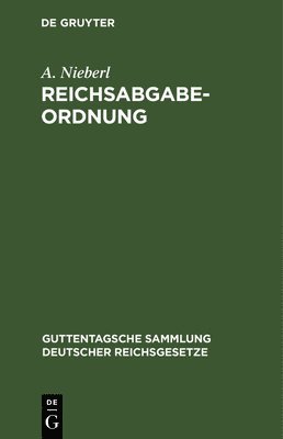 Reichsabgabeordnung 1