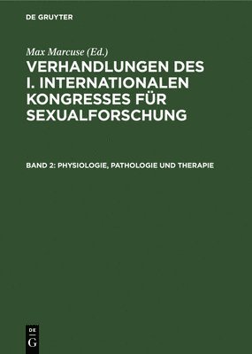 bokomslag Physiologie, Pathologie Und Therapie