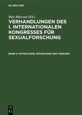 Physiologie, Pathologie Und Therapie 1