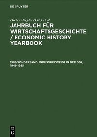 bokomslag 1988/Sonderband. Industriezweige in Der Ddr, 1945-1985