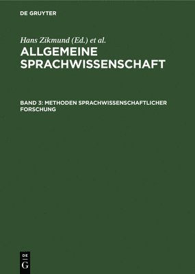 Methoden Sprachwissenschaftlicher Forschung 1