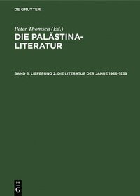 bokomslag Die Literatur Der Jahre 1935-1939