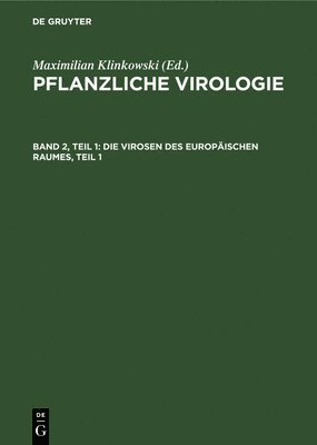 bokomslag Die Virosen Des Europäischen Raumes, Teil 1