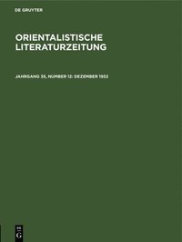 bokomslag Dezember 1932