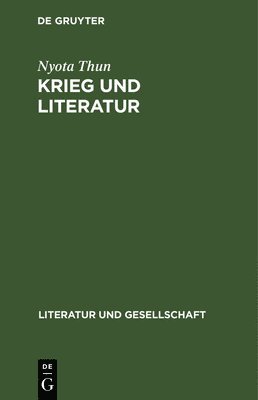 bokomslag Krieg Und Literatur