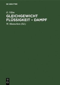 bokomslag Gleichgewicht Flüssigkeit - Dampf