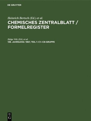 bokomslag 1967, Teil 1: C1--C8-Gruppe