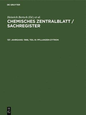 Tobias George Smollett - 1966, Teil III: Pfllanzen-Zytron, Inbunden