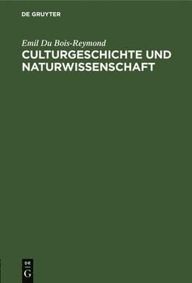 Culturgeschichte Und Naturwissenschaft 1