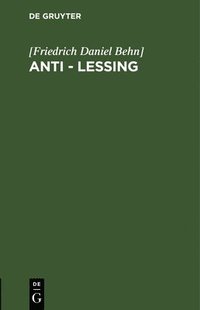 bokomslag Anti - Leßing