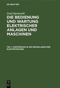 bokomslag Einfhrung in Die Grundlagen Der Elektrotechnik