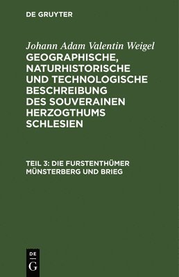 bokomslag Die Furstenthmer Mnsterberg Und Brieg