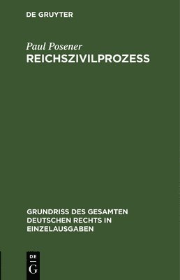 bokomslag Reichszivilprozeß