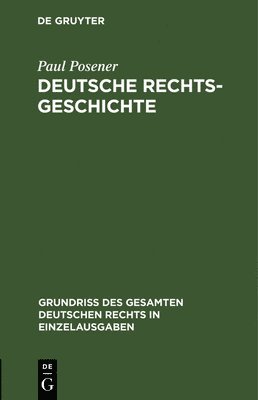 bokomslag Deutsche Rechtsgeschichte