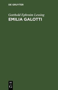 bokomslag Emilia Galotti