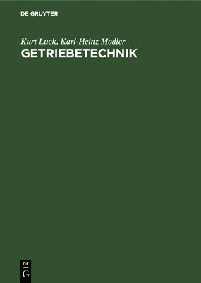 Getriebetechnik 1