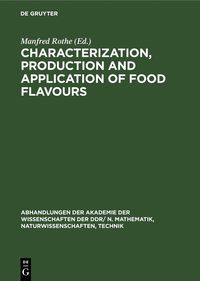 bokomslag Characterization, production and application of food flavours