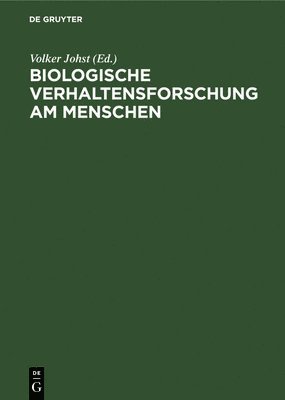 Biologische Verhaltensforschung Am Menschen 1