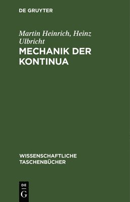 bokomslag Mechanik Der Kontinua