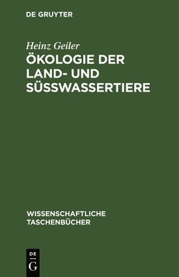 bokomslag kologie Der Land- Und Swassertiere