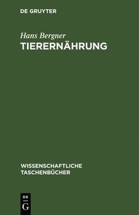 bokomslag Tierernhrung