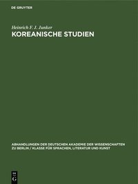 bokomslag Koreanische Studien