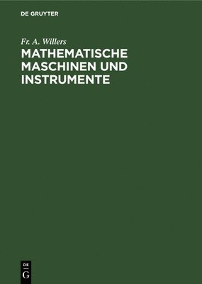 bokomslag Mathematische Maschinen Und Instrumente