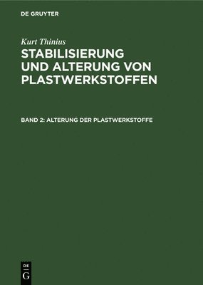 bokomslag Alterung Der Plastwerkstoffe