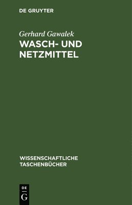 bokomslag Wasch- Und Netzmittel