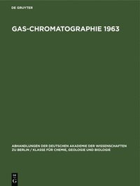 bokomslag Gas-Chromatographie 1963