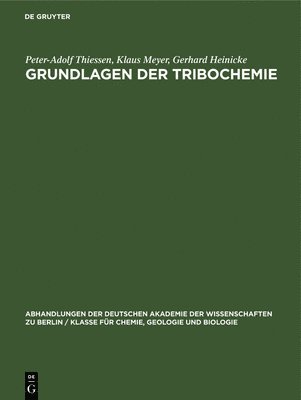 bokomslag Grundlagen Der Tribochemie