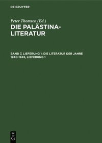 bokomslag Die Literatur Der Jahre 1940-1945, Lieferung 1