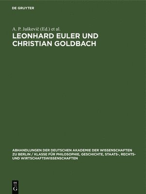 bokomslag Leonhard Euler Und Christian Goldbach