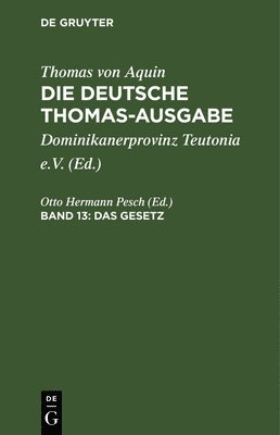 Otto Hermann Pesch - Das Gesetz, Inbunden