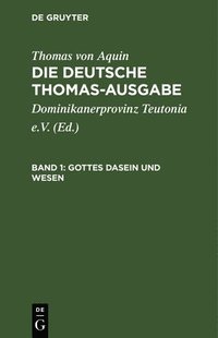 bokomslag Gottes Dasein Und Wesen