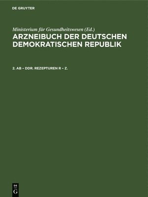 2. AB - Ddr. Rezepturen R - Z. 1