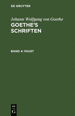 Johann Wolfgang Von Goethe, Johann Wolfgang von Goethe - Faust, Inbunden