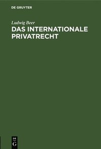 bokomslag Das Internationale Privatrecht