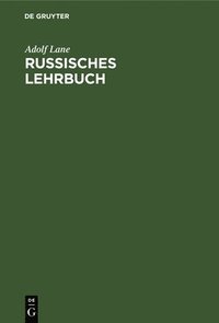 bokomslag Russisches Lehrbuch