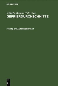 bokomslag Erläuternder Text