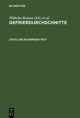 bokomslag Erläuternder Text