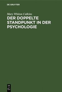 bokomslag Der Doppelte Standpunkt in Der Psychologie