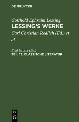 Emil Grosse - Classische Literatur, Inbunden
