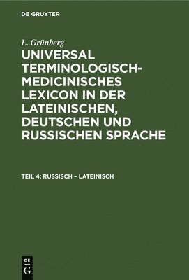 bokomslag Russisch - Lateinisch