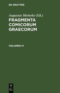 bokomslag Fragmenta Poetarum Comoediae Novae